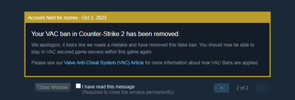 Valve начала процесс разблокирования в Steam пользователей с ПК на Windows 7 в Counter-Strike 2